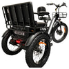 FORTE Electric Tricycle With Rear Seat By Go Bike Lithium-Ion Batteries