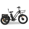 Go Bike FORTE Electric Tricycle black right side view