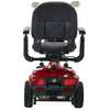 Golden Technologies Companion 4-Wheel Bariatric Scooter GC440 Crimson Red Color Back View