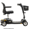 Pride Mobility Go Go Endurance Li Travel Mobility Scooter Euro Grey Right Side View