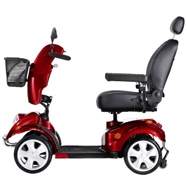 FreeRider USA FR 510F II 4 Wheel Bariatric Scooter Side View