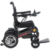 iTravel Plus Folding Electric Wheelchair By Metro MobilitySide View Black Color