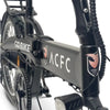 Official ACFC logo on the Go Bike Official ACFC Licensed FUTURO Foldable Lightweight Electric Bike