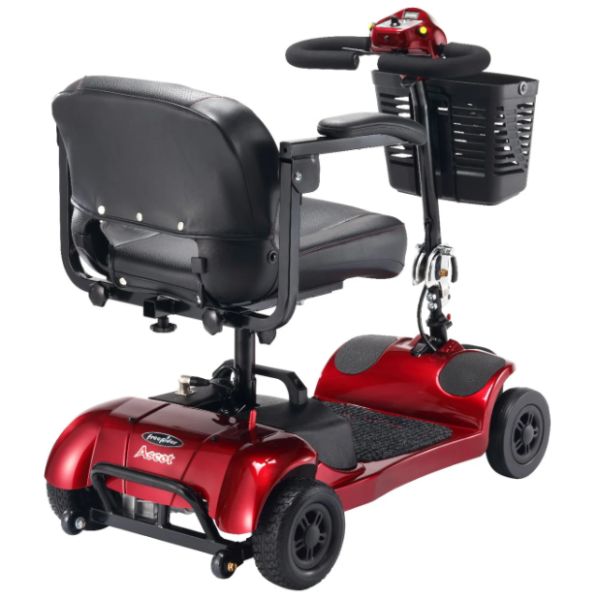 FreeRider USA FR Ascot 4 Heavy Duty 4-Wheel Scooter Back View