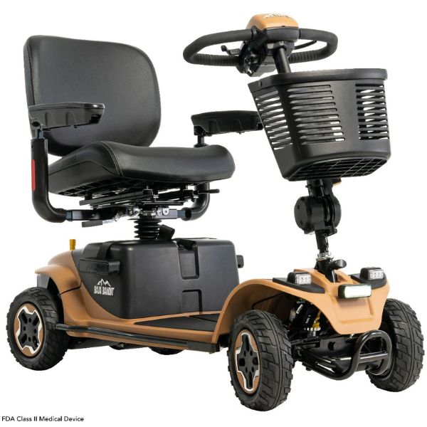 Pride Mobility Baja Bandit Mobility Scooter Tan Color