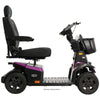 Pride Mobility 4-Wheel Scooter PX4 Mobility Scooter Dark Violet Color Side View