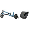 Pride Mobility iRide 2 Ultra Lightweight Scooter Artic Ice Color Disassmbled View