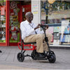 Man riding the eFoldi Lite Ultra Lightweight Mobility Scooter 