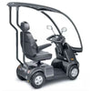 Afikim Breeze C4 All Terrain Scooter Grey Side with Canopy View