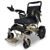 ComfyGo IQ-7000 Remote Control Folding Electric Wheelchair Bronze Black Front Side View