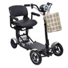 ComfyGo MS 3000 Plus Foldable Mobility Scooter Silver Front Side View