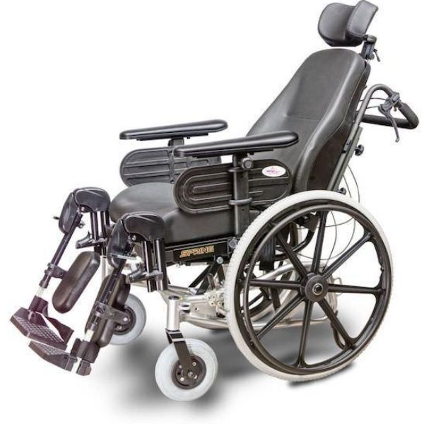 EV Rider Spring HW1 Manual Wheel Chair Front Left Side View