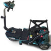 EV Rider Transport Plus Folding Mobility Scooter Blue Side View