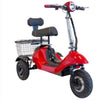EWheels EW 19 Sporty Mobility Scooter Red Front Right Side View