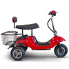 EWheels EW 19 Sporty Mobility Scooter Red Right Side View
