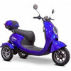 EWheels EW Bugeye Recreational Scooter Blue Front Right Side View