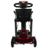 Enhance Mobility MOJO  Automatic Folding Scooter Red Front with Basket View