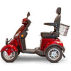 Ewheels EW 46 4 Wheel Mobility Scooter Red Left Side View