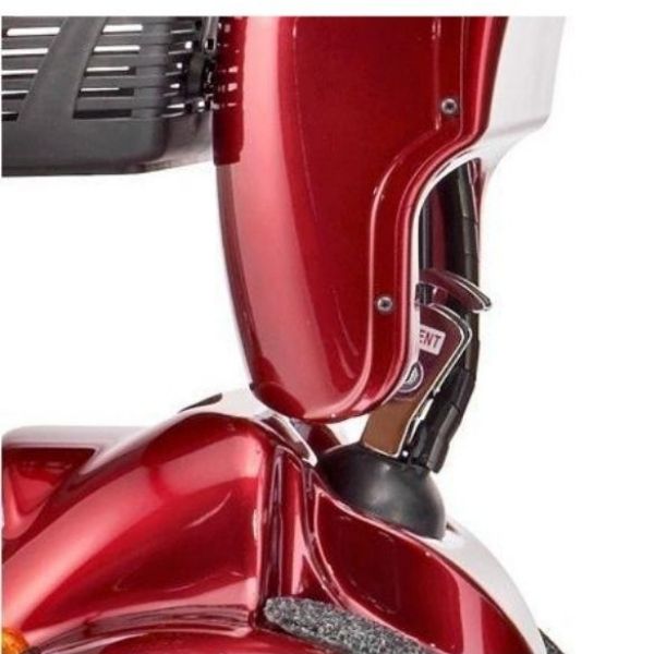 FreeRider USA FR 510F II 4 Wheel Bariatric Scooter 500 lbs Tiller Adjust Knob View