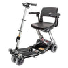 FreeRider USA Luggie Elite 4 Wheel Bariatric Foldable Travel Scooter Champagne Front Side View
