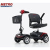 M1Portal4-WheelMobilityScooterRedArmrestView