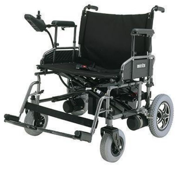 Merits Health P183 Heavy-Duty Power Wheelchairs Front Left Side View