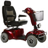 Merits Health S341 Pioneer 10 Four Wheel Mobility Scooter Red Right Side View