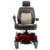 Merits P301 Gemini Heavy Duty Electric Wheelchair Red Front View