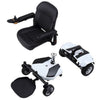 Merits P321 EZ Go Deluxe Power Wheelchair White Disassemble View