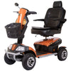 Patriot 4-Wheel Bariatric Scooter GR575 By Golden Technologies Orange Color 