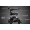 Go-Chair-MED Light-Weight Electric Wheel  Chair By Pride Mobility Features