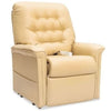 Pride Mobility Heritage Collection 3-Position Lift Chair LC-358 Buff Ultraleather Front View
