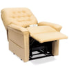 Pride Mobility Heritage Collection 3-Position Lift Chair LC-358 Buff Ultraleather Split-T Back View
