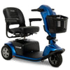 Pride Victory 10.2 Mid-Size Bariatric 3-Wheel Scooter SC6102 Blue Front View