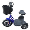 RMB Protean Folding 3 Wheel Mobility Scooter Blue Left Side View