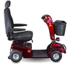 Shoprider Sunrunner Four Wheel Personal Travel Scooter Red Right View