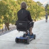 Vive Health 4 Wheel Portable Mobility Scooter Back View with Customer Review