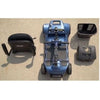Vive Health 4 Wheel Portable Mobility Scooter Blue Disassembled View