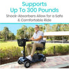 Vive Health Series A Deluxe Travel Mobility Scooter Supports Up To 300 Pounds