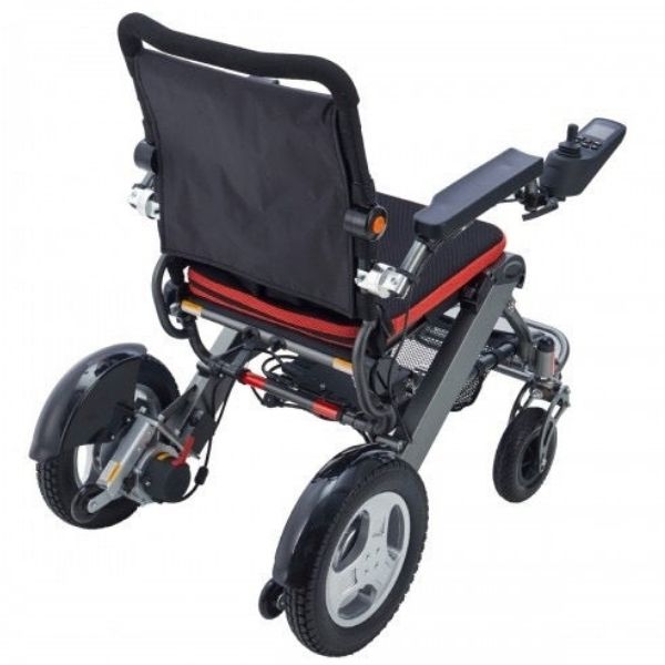 iLiving ILG-255 Folding Power Wheel Chair Back View