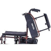 Merits Health P101 Folding Power Wheelchair Black Folded View