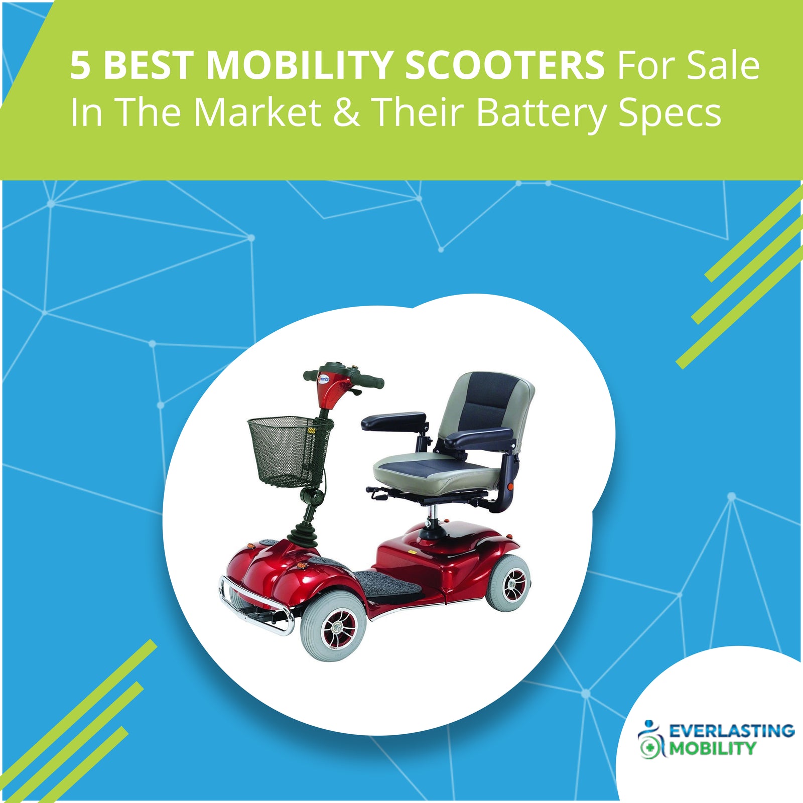 5 best mobility scooters for sale in the market and their battery specs