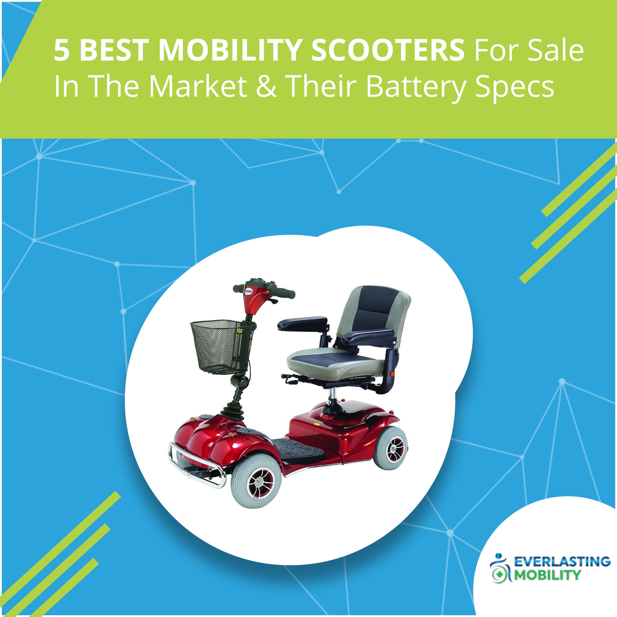 5 best mobility scooters for sale in the market and their battery specs