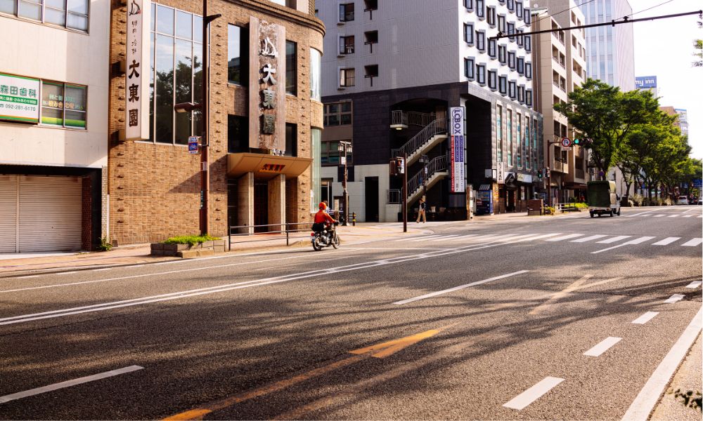 Can you go on the road on a mobility scooter?