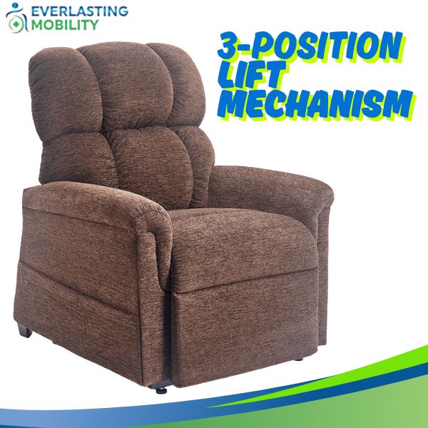 Golden Technologies Comforter Power Lift Chair PR531 in Left Angle View