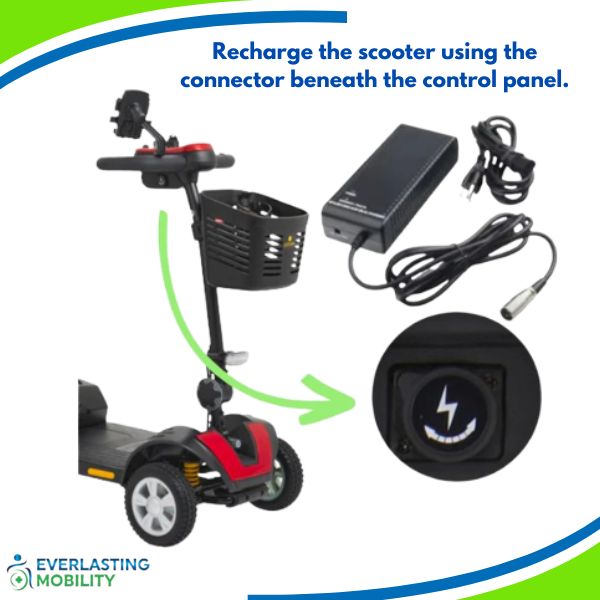 Golden Technologies Buzzaround XLS-HD 4-Wheel Scooter Charging