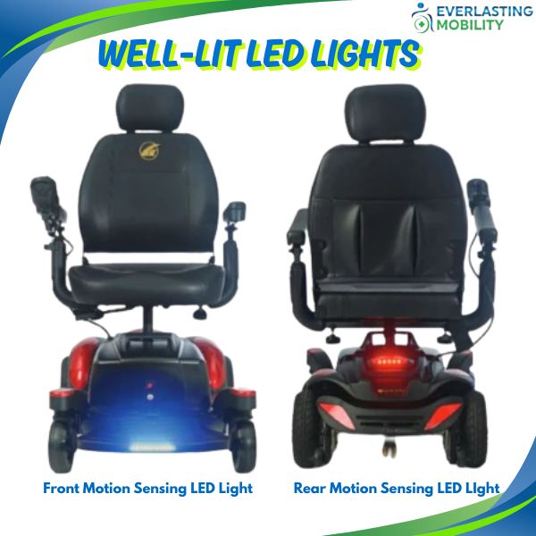 Golden Technologies BuzzAbout Power Chair Lighting Features