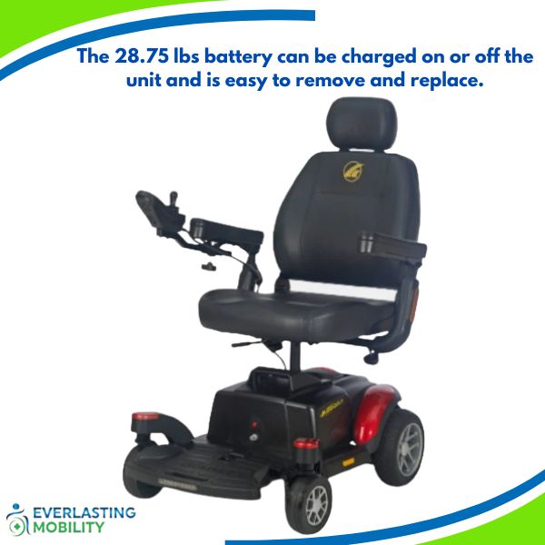 Golden Technologies BuzzAbout Power Chair Left Angle View