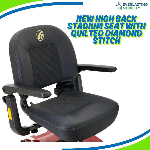 Golden Technologies Companion 3-Wheel Full Size Scooter High Back Seat