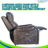 Golden Technologies DeLuna Series Infinite Position Titan PR448 in a Reclined Position